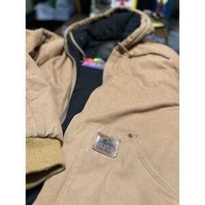 Old Mill Workwear Canvas Chore INSULATED Coat Jacket Men’s Sz XL Duck Canvas